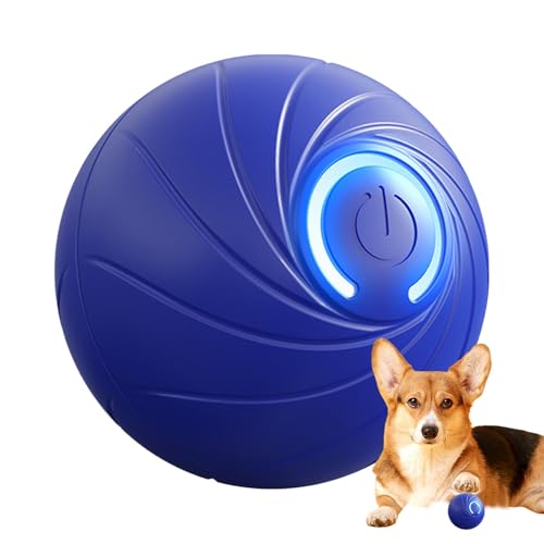 Gkumgwo Interaktiver Hundeball - Aktiver Rollball für Welpen | Elektrisches interaktives Hundeballspielzeug, automatisches Hüpfballspielzeug für kleine und große Hunde von Gkumgwo