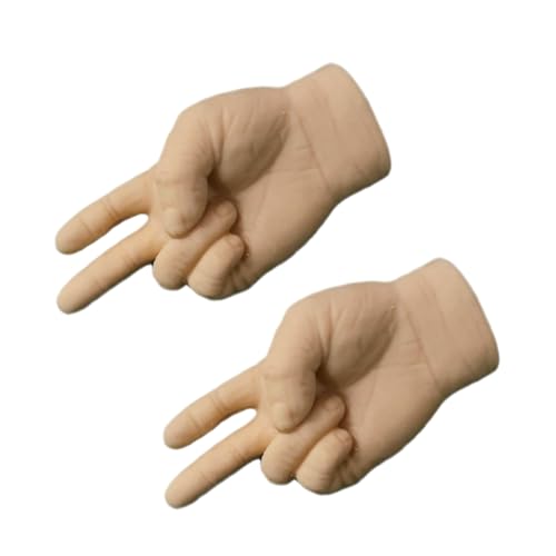 Glanhbnol Finger Set mit 2 Stück für Katzen zum Spielen von Video-Foto-Requisiten, kleine Hand für Katzen, lustige Finger von Glanhbnol