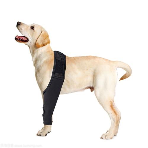 Zuverlässiger Schutz für Hunde, Oberschenkelschutz für Hunde, bietet bequeme Passform und verstellbare hochwertige Materialien, Hunde-Beinbandage zum Lecken von Hunden, Beinwickel für Verletzungen, von Glanhbnol