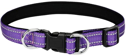 Glanhook Verstellbares, weiches Polyester-Hundehalsband: mit einem niedlichen und bezaubernden speziellen Design, perfekt für kleine, mittelgroße und große Hunde. Langlebig, bequem und ideal für den von Glanhook