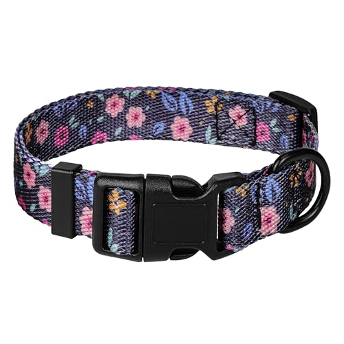 Verstellbares, weiches Polyester-Hundehalsband: mit einem niedlichen und bezaubernden speziellen Design, perfekt für kleine, mittelgroße und große Hunde. Langlebig, bequem und ideal für den täglichen von Glanhook