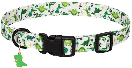 Verstellbares, weiches Polyester-Hundehalsband: mit einem niedlichen und bezaubernden speziellen Design, perfekt für kleine, mittelgroße und große Hunde. Langlebig, bequem und ideal für den täglichen von Glanhook