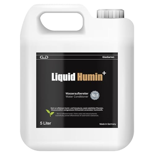 GlasGarten Liquid Humin+ | 5 L/ 5000ml – Huminstoffe in der Flasche. Verbesserung des Immunsystems der Tiere & Stabilisierung des pH-Werts - Schutz vor pH-Sturz GlasGarten Liquid Humin+ | 5 L/ 5000ml – Huminstoffe in der Flasche. Verbesserung des Immunsystems der Tiere & Stabilisierung des pH-Werts - Schutz vor pH-Sturz von GlasGarten