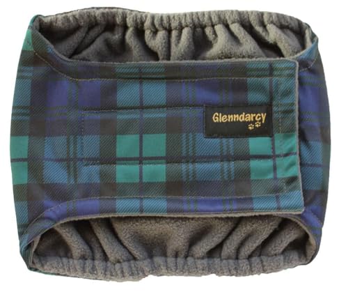 Glenndarcy Männlicher Hundewindeln - Urininkontinenz - (Large Band only, Black Watch) von Glenndarcy