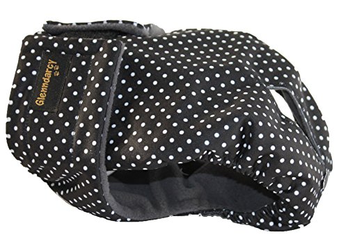 Glenndarcy Weibliche Hundewindel - Wasserdichtes Stoff - Dotty Black Small Pants & 2 Washable Pads von Glenndarcy