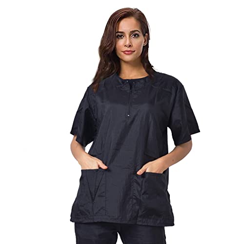 Gliitatu Fellpflegekittel für Damen und Herren, professionelle Fellpflege, Kittel, Kosmetikerin, Friseurkittel, Größe 3-XL von Gliitatu