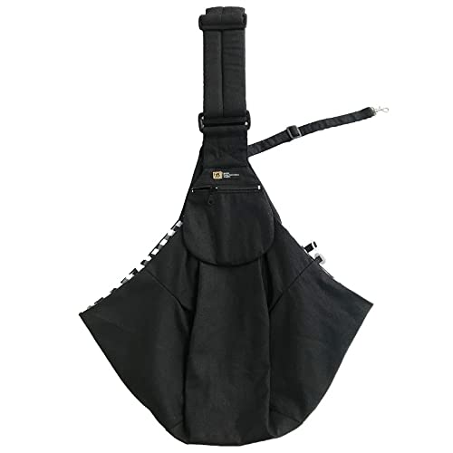 Gliitatu Kleine Hundeschlinge mit Tasche, Katzentragetaschen, verstellbarer Riemen, Hände, Welpen, Tragetaschen für Reisen, Outdoor von Gliitatu