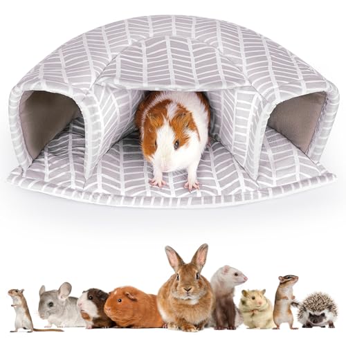 Meerschweinchenversteck Dickes Meerschweinchenbett mit rutschfestem Design, maschinenwaschbar, Meerschweinchen-Zubehör für Meerschweinchen, Kaninchen, Hamster und andere Kleintiere von Glittme