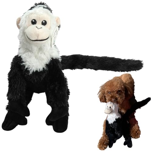 Glory To Dog Buddy's Monkey Hundespielzeug aus Plüsch und Quietschen für kleine und mittelgroße Rassen von Glory To Dog