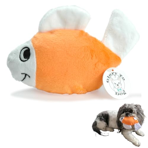 Glory To Dog TinyToy Hundespielzeug, Goldfisch, klein von Glory To Dog