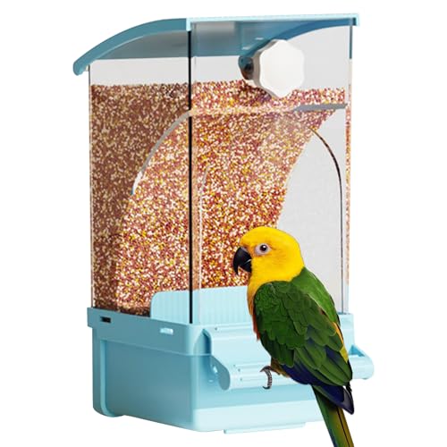 Automatischer Vogelfutterspender für Käfige, Papageienfutterstation | Futterspender für Vögel | Leckerli-Spender, Käfigzubehör, Haustierzubehör für den Automatischer Vogelfutterspender für Käfige, Papageienfutterstation | Futterspender für Vögel | Leckerli-Spender, Käfigzubehör, Haustierzubehör für den von Glugahrif