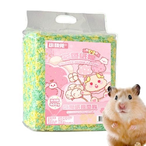 Bettwäsche für Rennmäuse, Papier-Bettwäsche für Kleintiere, Fluff aus natürlichem Igel-Bettwäsche, Chinchilla-Bettwäsche, Papierstreu für Kaninchen, Bettwäsche für Kleintiere, Geruchskontrolle von Glugahrif