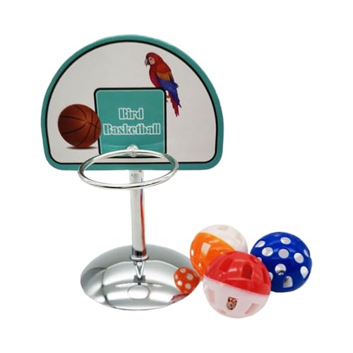 Glugahrif Basketballkorb für Vögel – Zubehör für Vogelkäfig für Wellensittiche und – Spielzimmer interaktiv mit 3 Bällen, Klingeln für Sittiche und Nymphensittiche Glugahrif Basketballkorb für Vögel – Zubehör für Vogelkäfig für Wellensittiche und – Spielzimmer interaktiv mit 3 Bällen, Klingeln für Sittiche und Nymphensittiche von Glugahrif