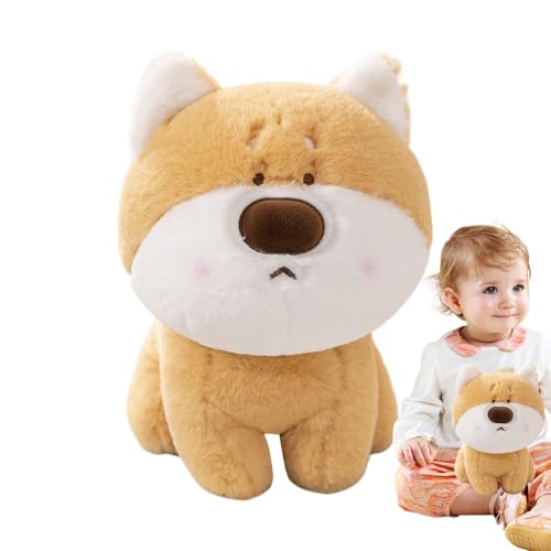 Glugahrif Plüschtier Shiba, Plüschtiere für Hunde, niedlich, aus Shiba-Plüschtier, tragbar, bunt, zum Kuscheln, Begleiten, Spielen, Reisen von Glugahrif