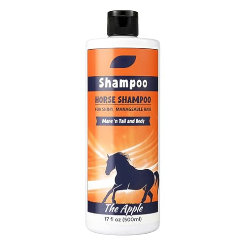 Mane Shampoo, Mane und Tail Shampoo - Deep Nourishing Tail and Mane Shampoo 500ml Conditioner - Pferdepflegezubehör, Mantelreiniger -Duschgel zum Reinigen und Konditionieren von Glugahrif