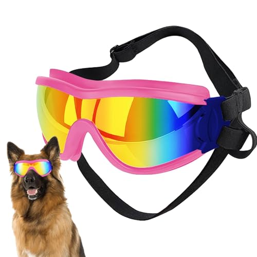 Sonnenbrille für Hunde mittlerer Rasse, Sonnenbrille für Hunde | Sonnenbrille für Hunde mit effektivem UV-Schutz – Kleidung und Zubehör für Hunde von Glugahrif