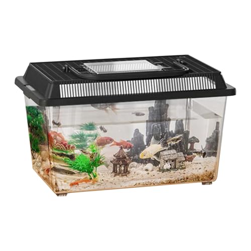 Terrarium | Futterbox Und Aufzuchtbehälter Für Schlangen | Terrarien-Aufzuchtbehälter Mit Tragegriff Für Schnecken, Insekten Und Kleintiere Drinnen & Draußen Terrarium | Futterbox Und Aufzuchtbehälter Für Schlangen | Terrarien-Aufzuchtbehälter Mit Tragegriff Für Schnecken, Insekten Und Kleintiere Drinnen & Draußen von Glugahrif