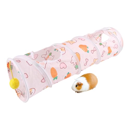 Tunnel für kleine Tiere, Hamstertunnel – Pfeife Resting Pfeife Haus, faltbar, tragbar, faltbar, Spielzeug mit Spielball für Meerschweinchen, Hamster, Frettchen, Kätzchen, Igel Tunnel für kleine Tiere, Hamstertunnel – Pfeife Resting Pfeife Haus, faltbar, tragbar, faltbar, Spielzeug mit Spielball für Meerschweinchen, Hamster, Frettchen, Kätzchen, Igel von Glugahrif