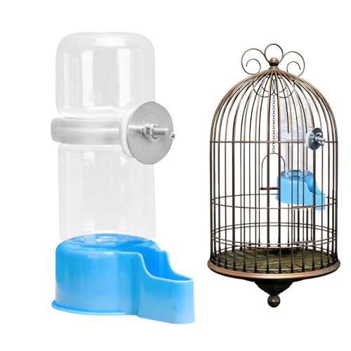 Vogelwasserspender, Wasserspender für Vögel | Parrot Waterer großer Kapazität,Hangable Vogelwasserspender, automatische Lebenstelfuttertel für -Shot -Käfigzubehör von Glugahrif