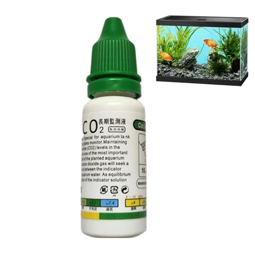 Wasseraufbereitung für Aquarium, CO2-Tropfenprüfer, Fish Tank Monitor, Aquarium, CO2-Monitor, Glasabsenkung, pH-Wert von Glugahrif