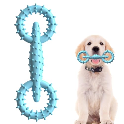 Gmokluytw Dog Pull Ring, Pet Molar Toys, Interactive Pet Chewing Toy Pull Ring for Small Medium Breed Teeth Cleaning Langeweile Relief Training von Gmokluytw