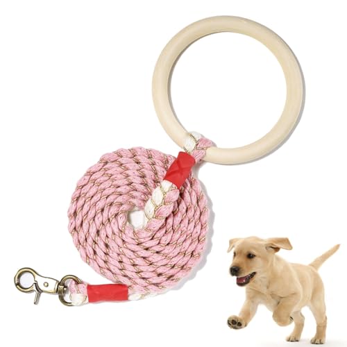 Gmokluytw Hundeleine aus Seil, 1,5 m, geflochten, für Welpen, Hundetrainingsleine, dicke Hundeleinen für den Außenbereich von Gmokluytw