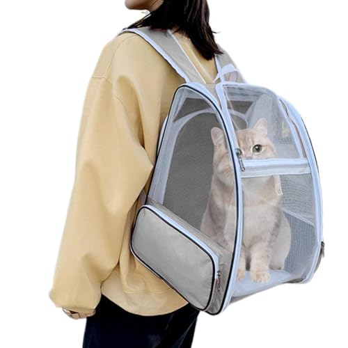 Gmokluytw ✔️ Rucksack für Haustiere, Rucksack für Katzen | Ausgangserucksack belüftetes Design – Ausgaberucksack mit belüftetem Design, tragbarer Welpentransportrucksack für den von Gmokluytw