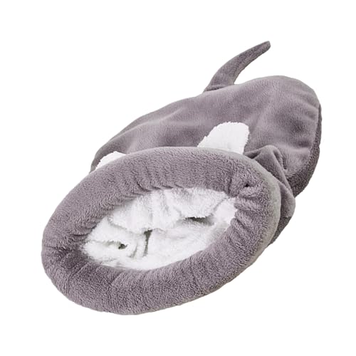 Gmokluytw Winterschlafsack für Katzen, Schlafsack für Hunde, Höhle für Katzen, 19,6 x 15,7 Zoll – selbstwärmende Matte für Katzen und Hunde, aus Plüsch, für Kätzchen, Umarmungen, beruhigende Tasche von Gmokluytw