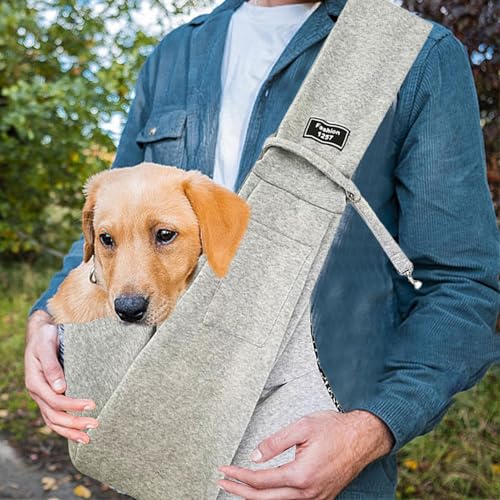 Hundetragetrage - Welpentrage - Welpentrage - Hundetragetasche - Hand- Wendbare Haustierschlinge Tragetasche für Spaziergänge im Freien Reisen Rucksack für kleine mittelgroße Katzen und Hunde von Gmokluytw