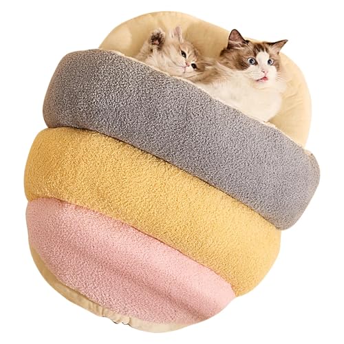 Katzenschlafbett, Katzenversteckbett in Pantoffelform, abnehmbares Katzennestbett, warmes Katzenpflegebett, Katzennestbett, bequemes Katzenschlafbett für Katzen von Gmokluytw