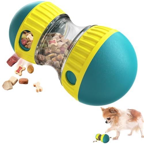 GmwyCzV Rolling Feeder Hundespielzeug, Intelligenzspielzeug für Hunde, Futterball für Hunde, Leckerli Spender Ball für Hunde, Slow Feeder für Kleine, Mittelgroße, Große Hunde, Grün von GmwyCzV