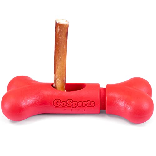 GoSports Chew Champ Bully Stick Halter für Hunde – hält sicher Bully Sticks um Ersticken zu verhindern – Große Hunde ab 30 Pfund von GoSports