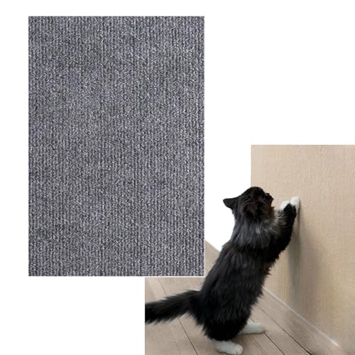 Cat Scratching Mat, Durable Sisal Cat Scratching Mat - Protects Furniture and Walls, Cat Scratching Mat Self-Adhesive (Light Gray,30 * 100cm) von GodbTG