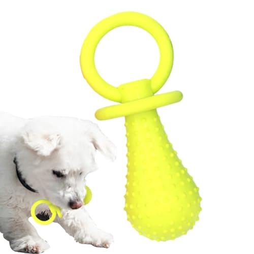 Godpqiui Hund Schnuller Kauknochen,Welpen Kauhilfe Beisspielzeug für Zahnung | Sicherer interaktiver Beißring für Spiel und, für Zuhause, Reisen, Innen- und Godpqiui Hund Schnuller Kauknochen,Welpen Kauhilfe Beisspielzeug für Zahnung | Sicherer interaktiver Beißring für Spiel und, für Zuhause, Reisen, Innen- und von Godpqiui