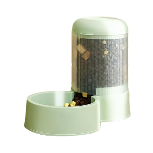 Godpqiui Pet Feeder Automatic, automatische Feeder für Katze | Auto Food Feeder Feeding Katzenspender,Abnehmbare Hundeschüssel waschbarer Haustierwasserer für Innenkatze von Godpqiui