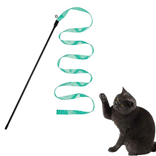 Gofeibao Katzenspielzeug Katzenspielzeug für Indoor-Katzen Katzenangelrute Spielzeug Katzenspielzeug Stick Katze Federspielzeug Katzenstab Katzenspielzeug mit Federn C von Gofeibao