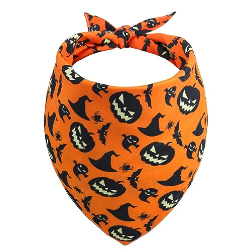 Gofshy Halloween-Hundehalstuch, Größe XL, hochwertig, langlebig, dreieckig, wendbar, verstellbar, für Mädchen oder Jungen, Größe L von Gofshy