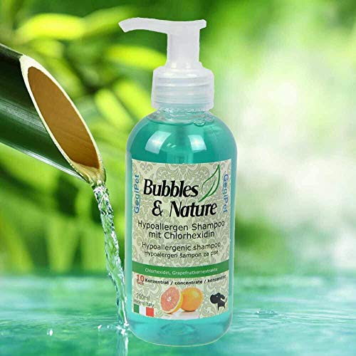 GogiPet Bubbles & Nature Chlorhexidin Hundeshampoo - Hypoallergen Hundeshampoo mit Grapefruit-Duft für Hundepflege von GogiPet