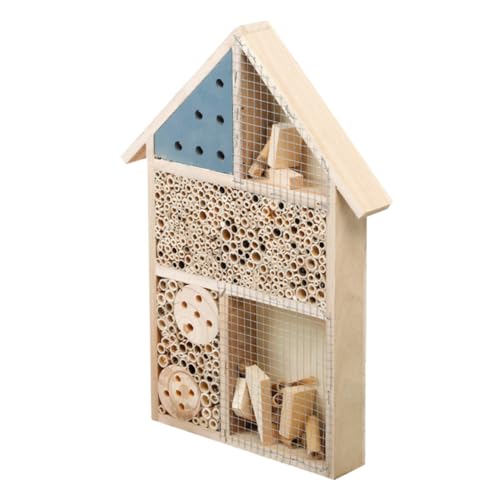 Gogogmee 1Stk Imkerei Werkzeuge wabe Honeycomb binenschwarm bienenkörbchen Bienenkolonie Mauerbienen Bienenstock kit Bienen Mini-Barometer Imkereibedarfsset Bienenzuchtboxen Hölzern von Gogogmee