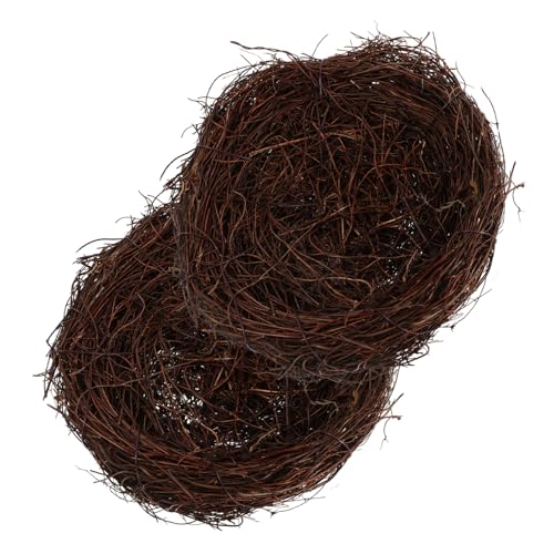 Gogogmee 2pcs Vögel Nest Schmücken Künstliche Vogel Nest Ornament Vogel Nest Anhänger Hausversorgung von Gogogmee