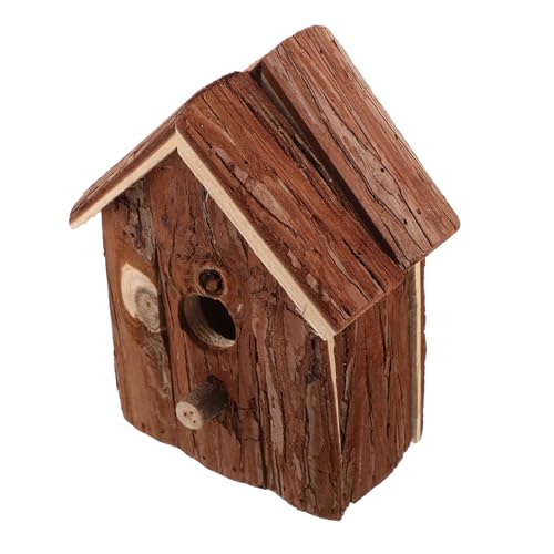 Gogogmee Kleines Holz Vogelhaus Zum Aufhängen Vogelnistkasten Für Draußen Ideal Zum Bemalen Und Dekorieren Wetterfestes Design Perfekter Nistplatz Für Wildvögel x x von Gogogmee