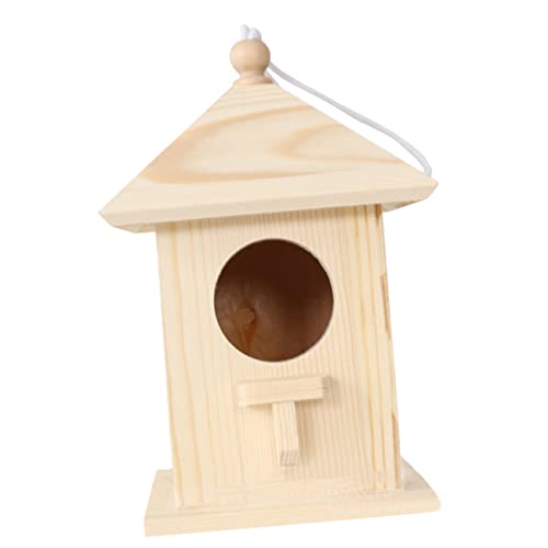 Gogogmee Vogel Nisthaus Outdoor Holz Vogelhaus Für Kolibris Garten Vogel Feeder Box von Gogogmee