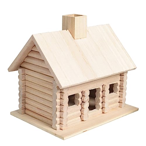 Gogogmee Vogelhaus Bird House hängendes Kolibri- Kiefer Vogelnest Vogelversteck Nistkäfig für Kolibris dekorative Vogelhäuser Vogelhütte Bett Zubehör für Vögel im Freien Hölzern von Gogogmee