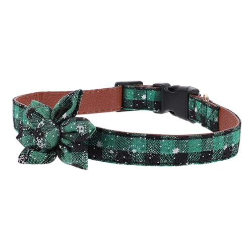 Gogogmee Süßes Hundehalsband Weihnachtliches Sonnenblumen-Design Dekoratives Kätzchenhalsband Atmungsaktives Haustier-Accessoire von Gogogmee