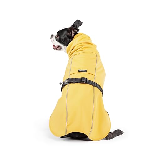 Goldpaw Hundemantel für den Winter, isolierte Haustierjacke für kaltes Wetter, verstellbare Passform und stilvolle Hundeoberbekleidung, Gold, Größe 44 von Gold Paw