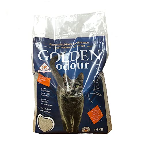 14 kg Golden Odour Katzenstreu Klumpstreu Bentonit Bentonitstreu klumpend ohne Duft von Golden Grey