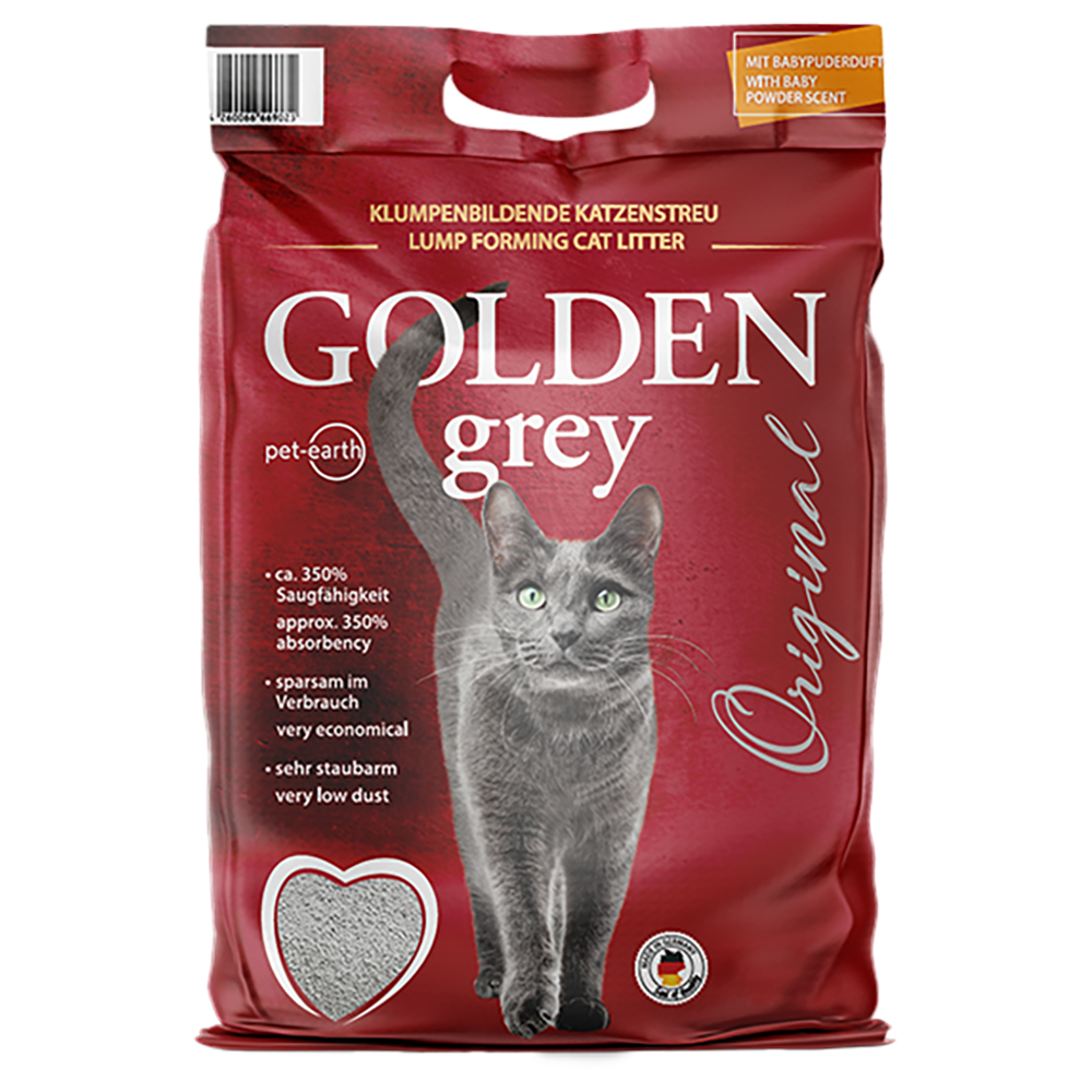 Golden Grey Original Katzenstreu - 14 kg von Golden