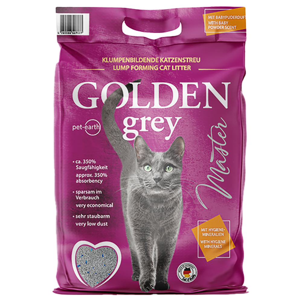 Golden Grey Master Katzenstreu - Sparpaket: 2 x 14 kg Golden Grey Master Katzenstreu - Sparpaket: 2 x 14 kg von Golden