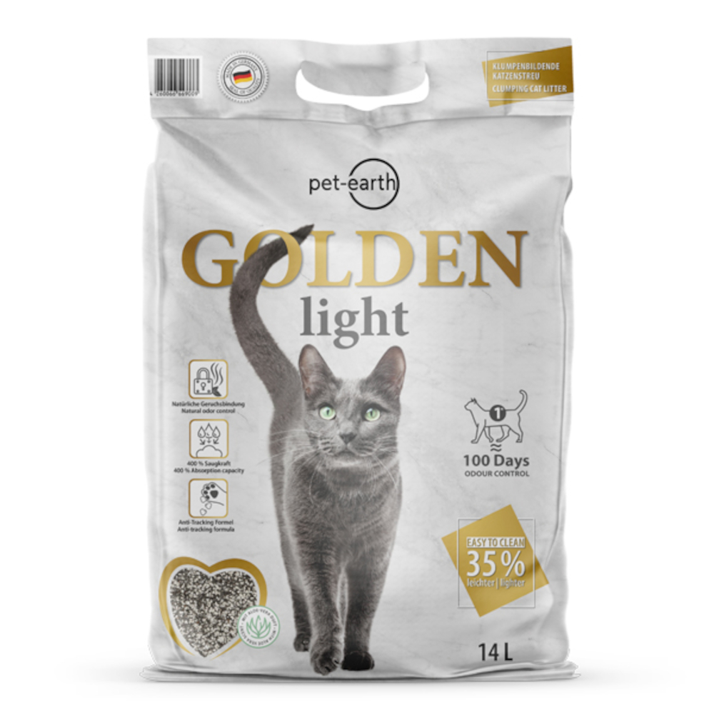 Golden Light Katzenstreu - 14 l Golden Light Katzenstreu - 14 l von Golden