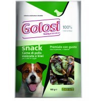 Futter für Hunde, getrocknetes Hühnerfleisch und Kiwi, 100 g, by Zodiaco Golosi Food Generation von Golosi